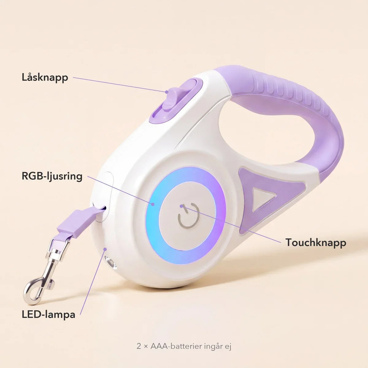 LysKoppel™ – Hundkoppel med LED-belysning