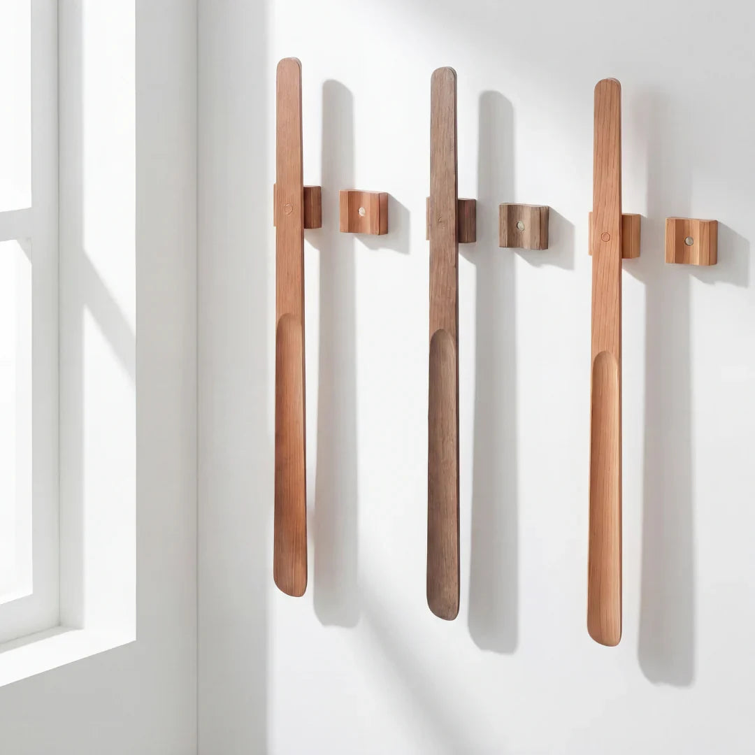 Trähorn™ – Magnetiskt Skohorn i Massivt Trä
