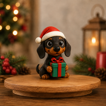 Taxjul Adventskalender 2026 – 24 Små Taxfigurer 🐶🎄