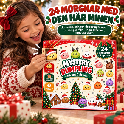 Tomtedumplings Adventskalender – 24 Squishy Överraskningar