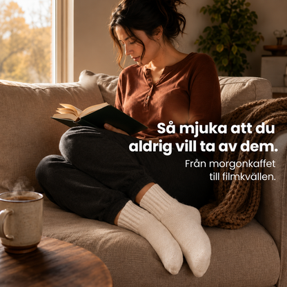 Myssocka™ – Dubbeltjocka Frottéstrumpor för Kalla Fötter