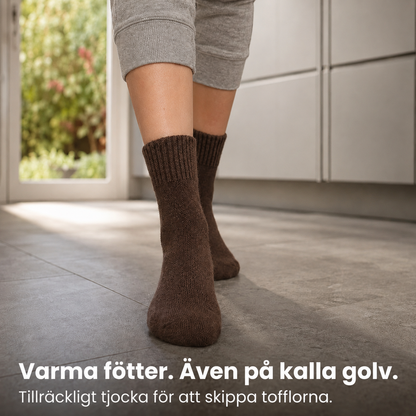 Myssocka™ – Dubbeltjocka Frottéstrumpor för Kalla Fötter