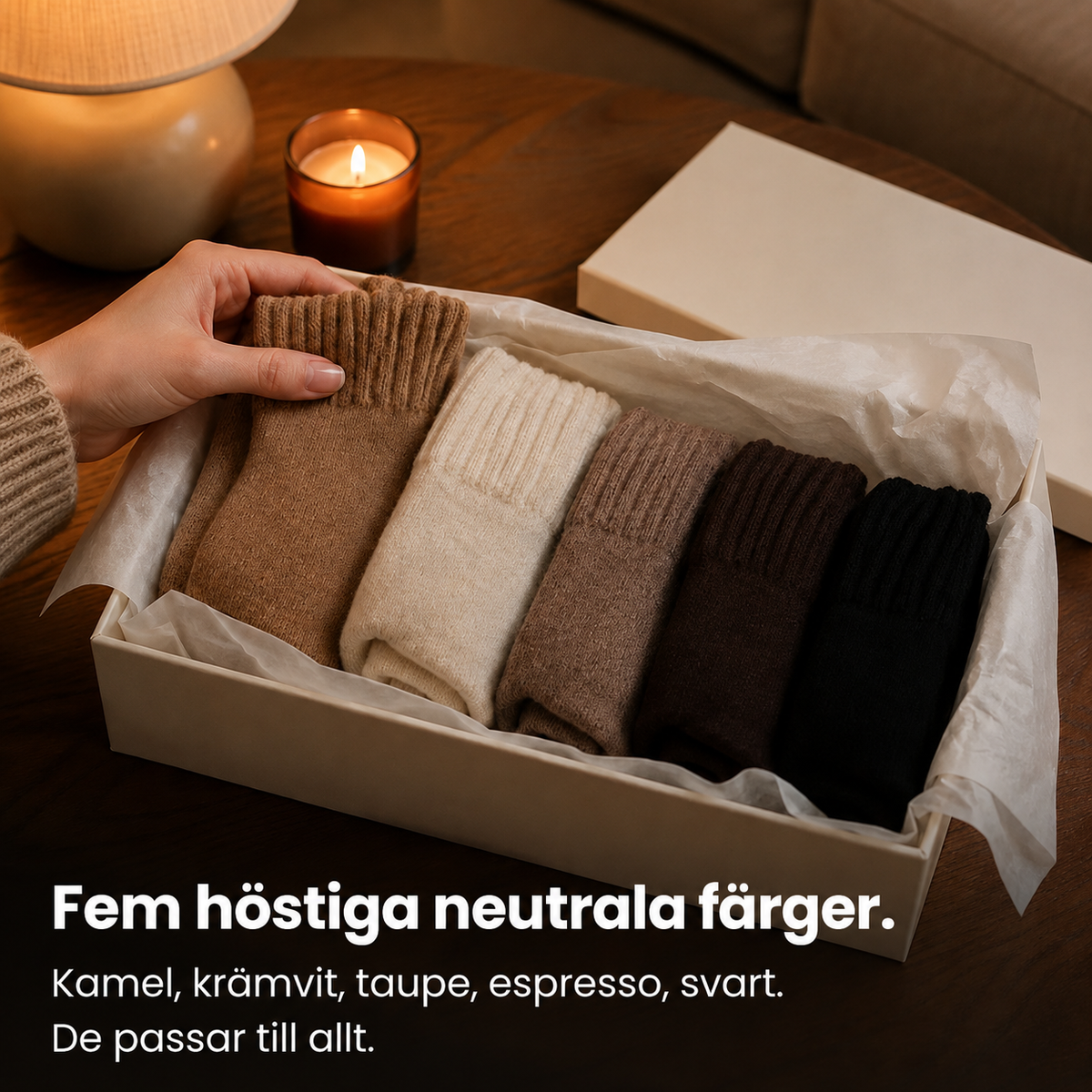 Myssocka™ – Dubbeltjocka Frottéstrumpor för Kalla Fötter
