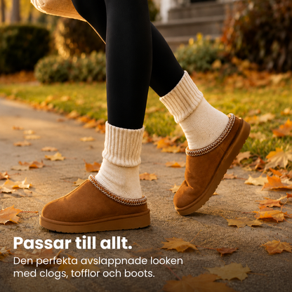 Myssocka™ – Dubbeltjocka Frottéstrumpor för Kalla Fötter