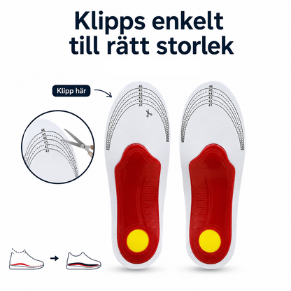 FotFokus™ – Förstärkt Fotvalvsstöd för Smärtfria Steg