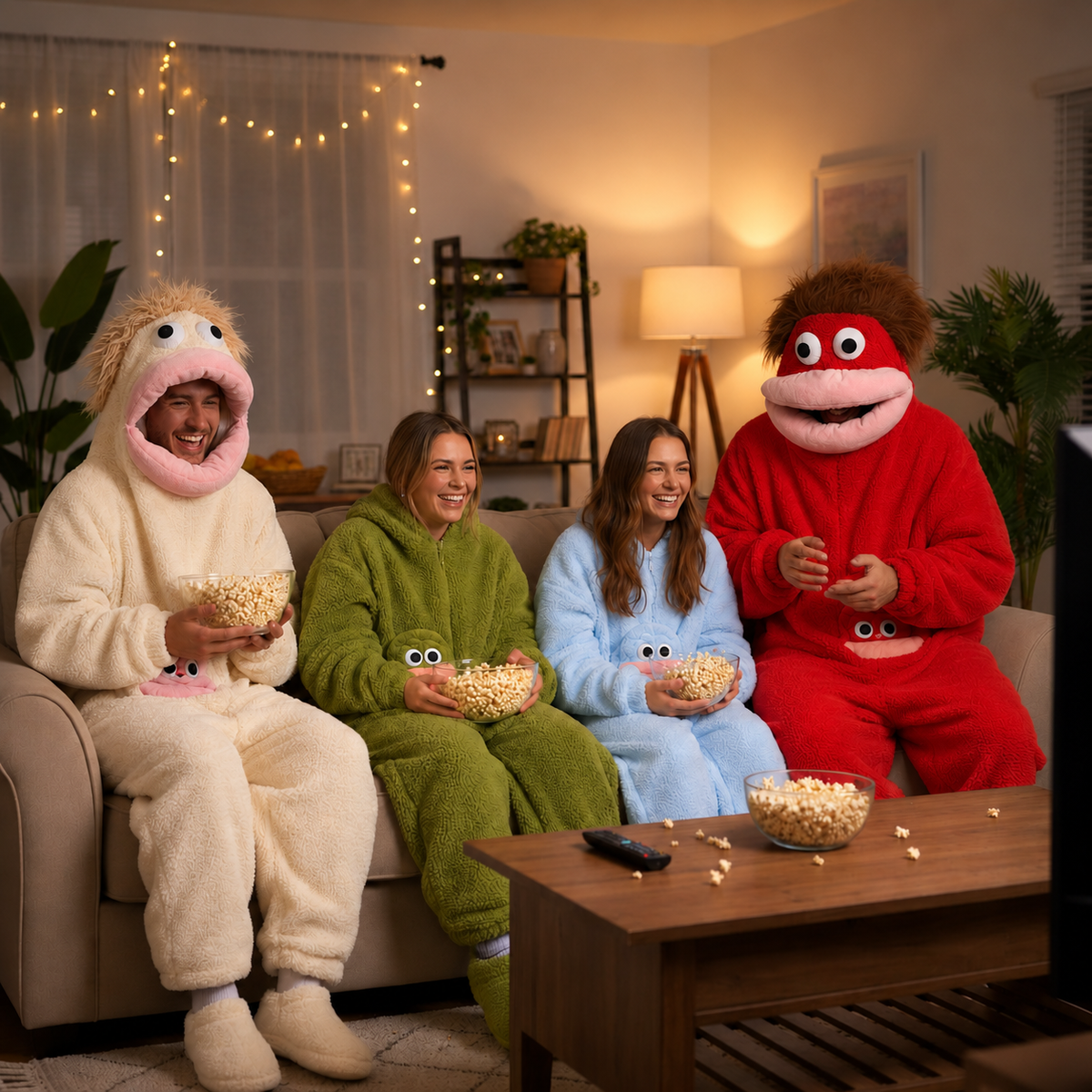 SoffMonstret™ Onesie – Supermjuk Oversized Mysdräkt