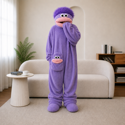SoffMonstret™ Onesie – Supermjuk Oversized Mysdräkt