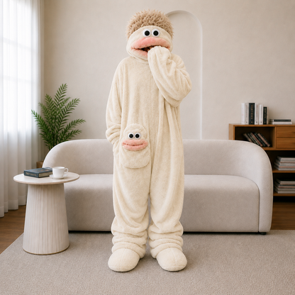 SoffMonstret™ Onesie – Supermjuk Oversized Mysdräkt