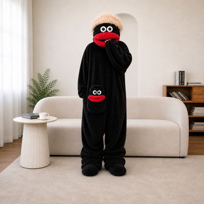SoffMonstret™ Onesie – Supermjuk Oversized Mysdräkt