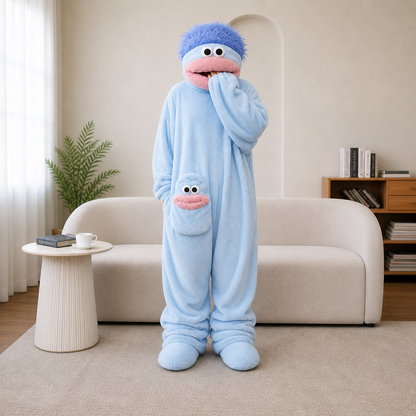 SoffMonstret™ Onesie – Supermjuk Oversized Mysdräkt