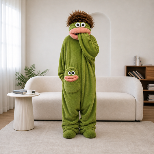 SoffMonstret™ Onesie – Supermjuk Oversized Mysdräkt