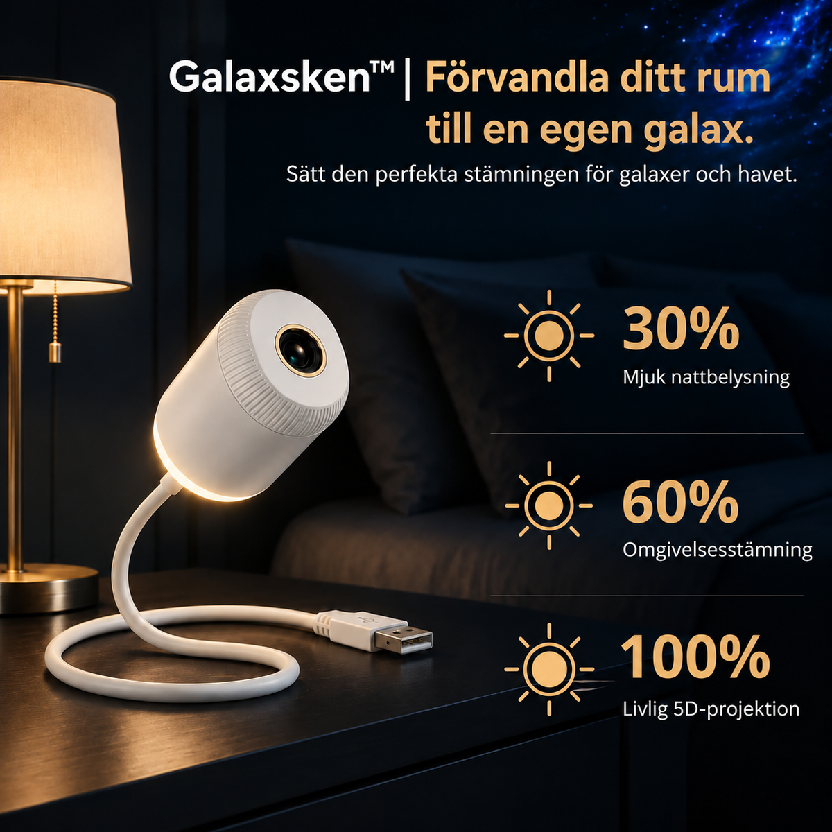 Galaxsken™ | Förvandla ditt rum till en egen galax