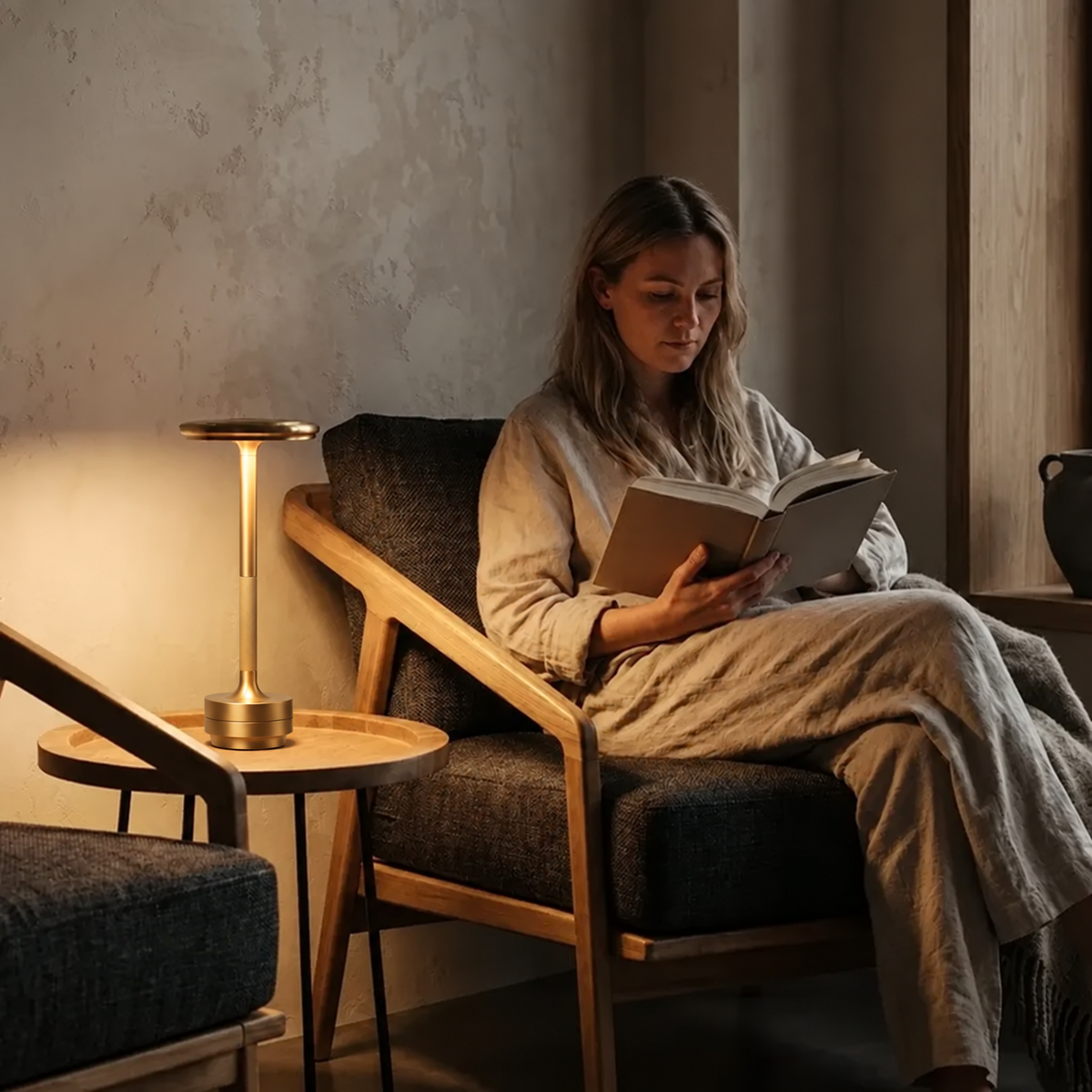 Glodora™ – Trådlös LED Bordslampa