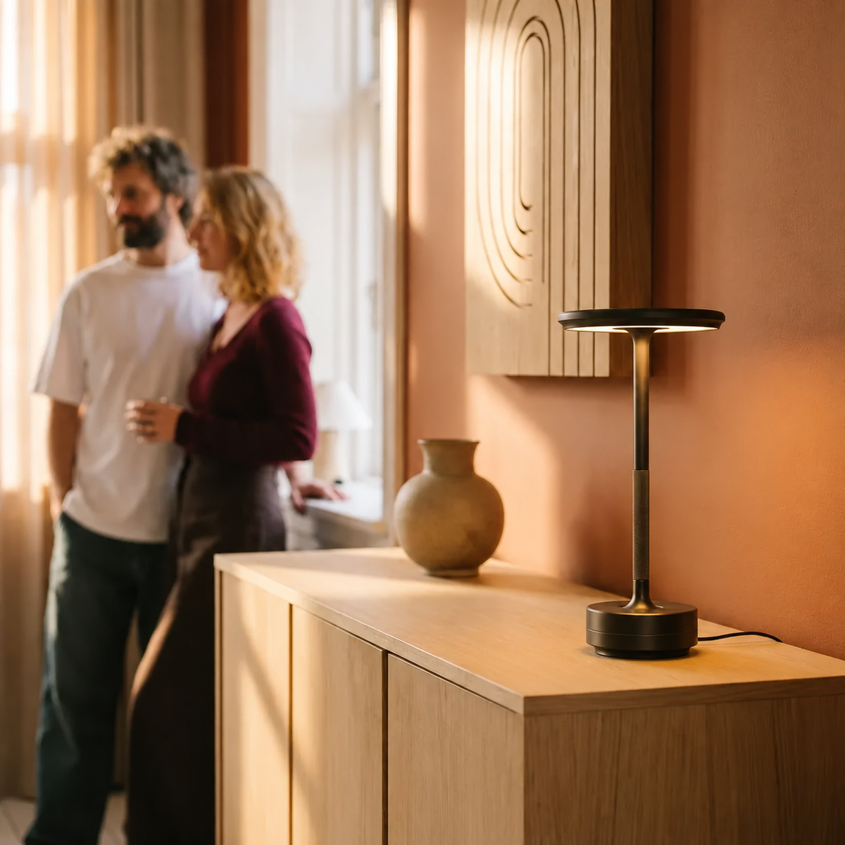 Glodora™ – Trådlös LED Bordslampa
