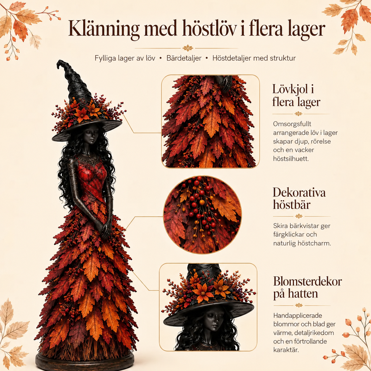 Häxoria™ – Förtrollad Höstfigur