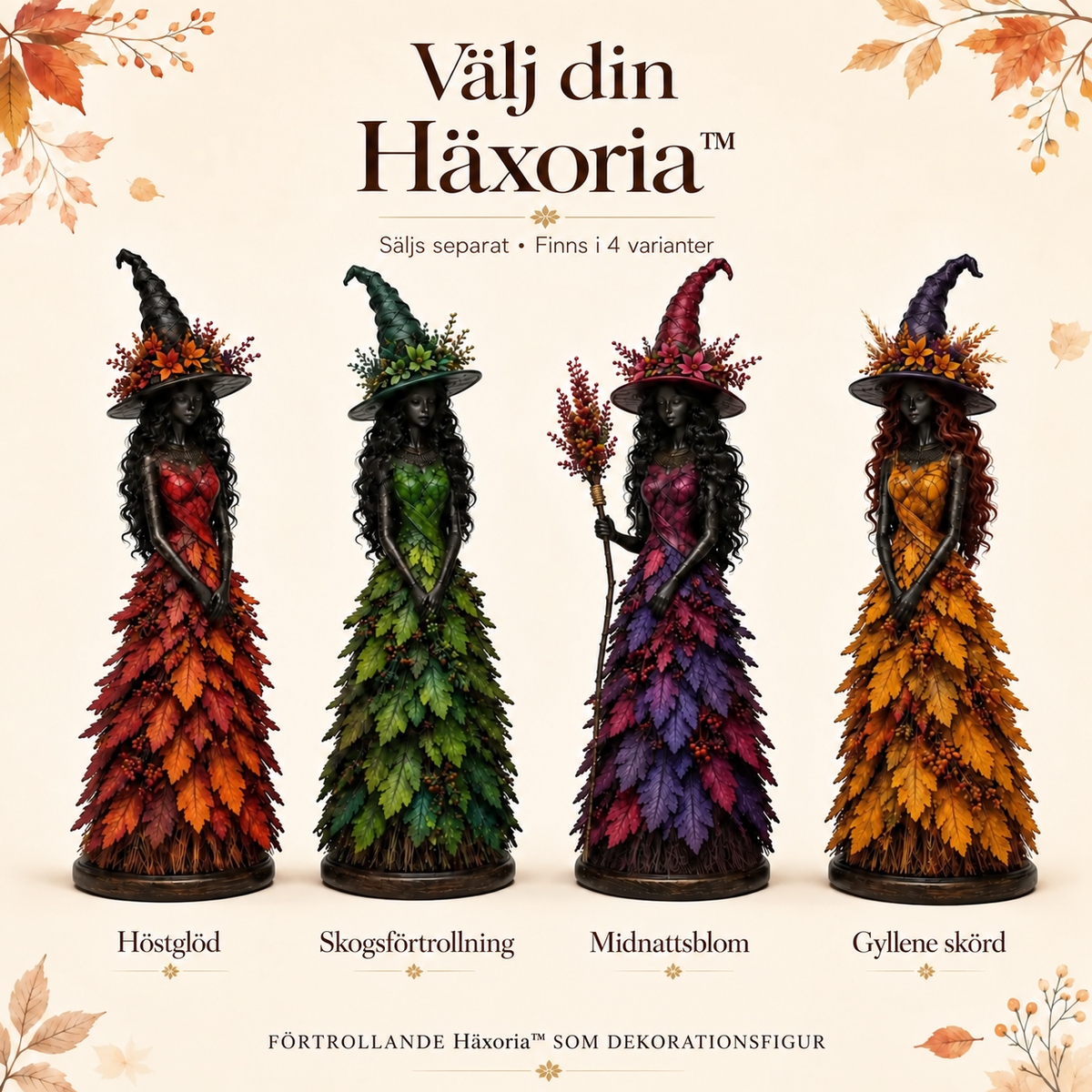 Häxoria™ – Förtrollad Höstfigur