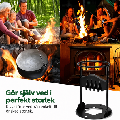 Klyvaren™ – Säker Tändvedsklyv utan Yxa