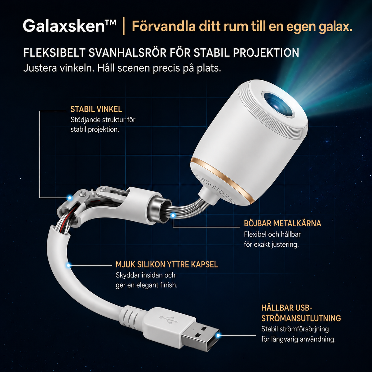 Galaxsken™ | Förvandla ditt rum till en egen galax