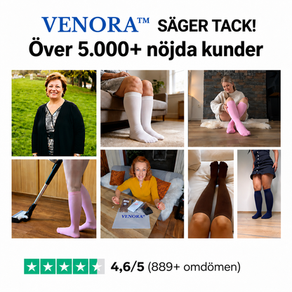 Venora™ Kompressionsstrumpor Du Faktiskt Vill Ha På Dig