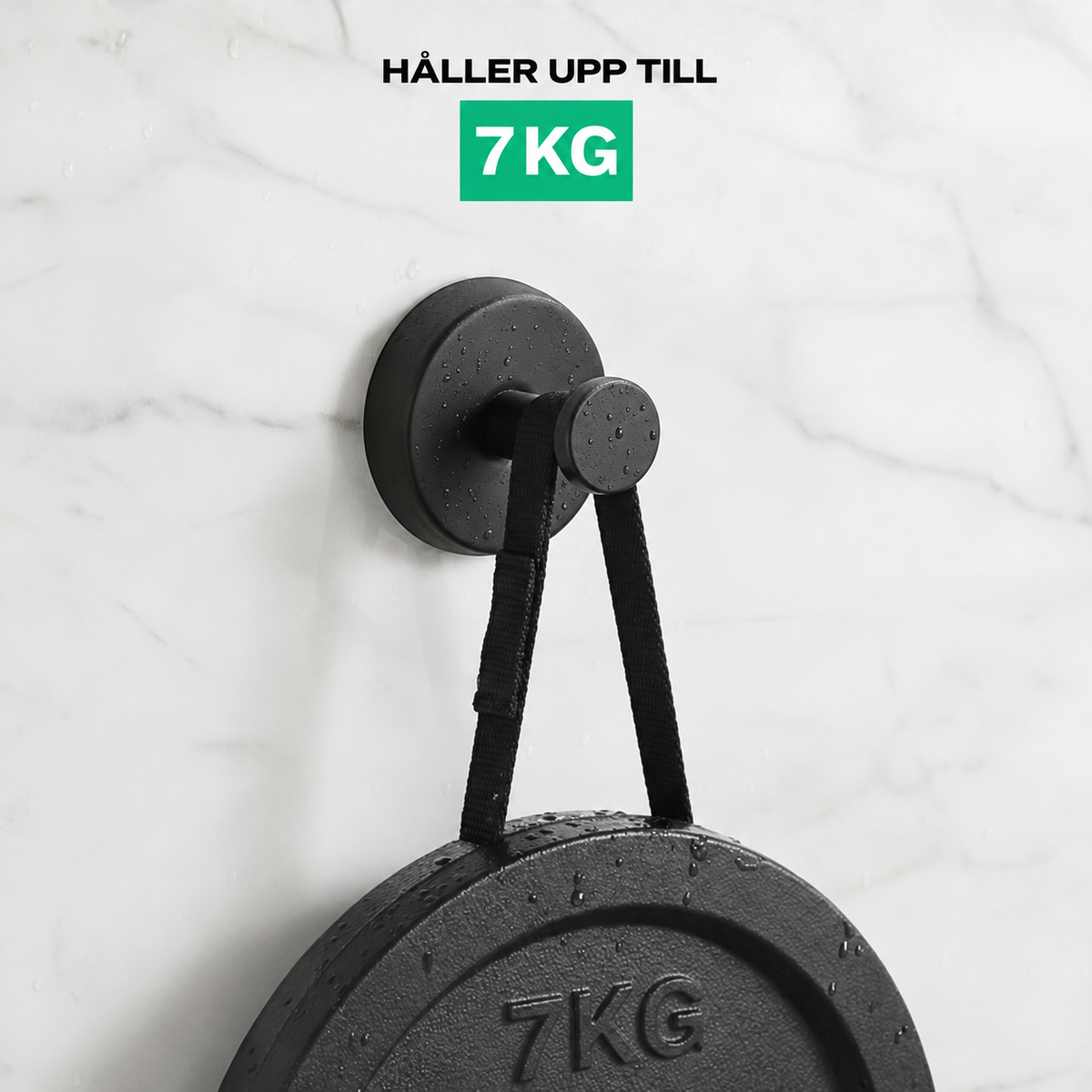 Vikra™ Sugkoppskrokar | Vrid & Lås, Utan Borrning