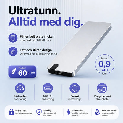 Minnesvalv™ | Extern USB 3.0 Lagringsminne