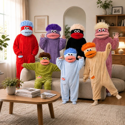SoffMonstret™ Onesie – Supermjuk Oversized Mysdräkt